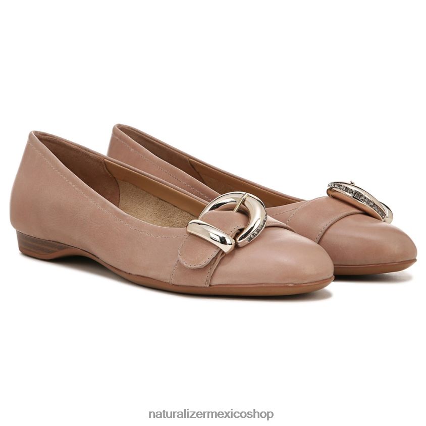 pisos | polly plano 60D4P0531 Naturalizer mujer cuero topo