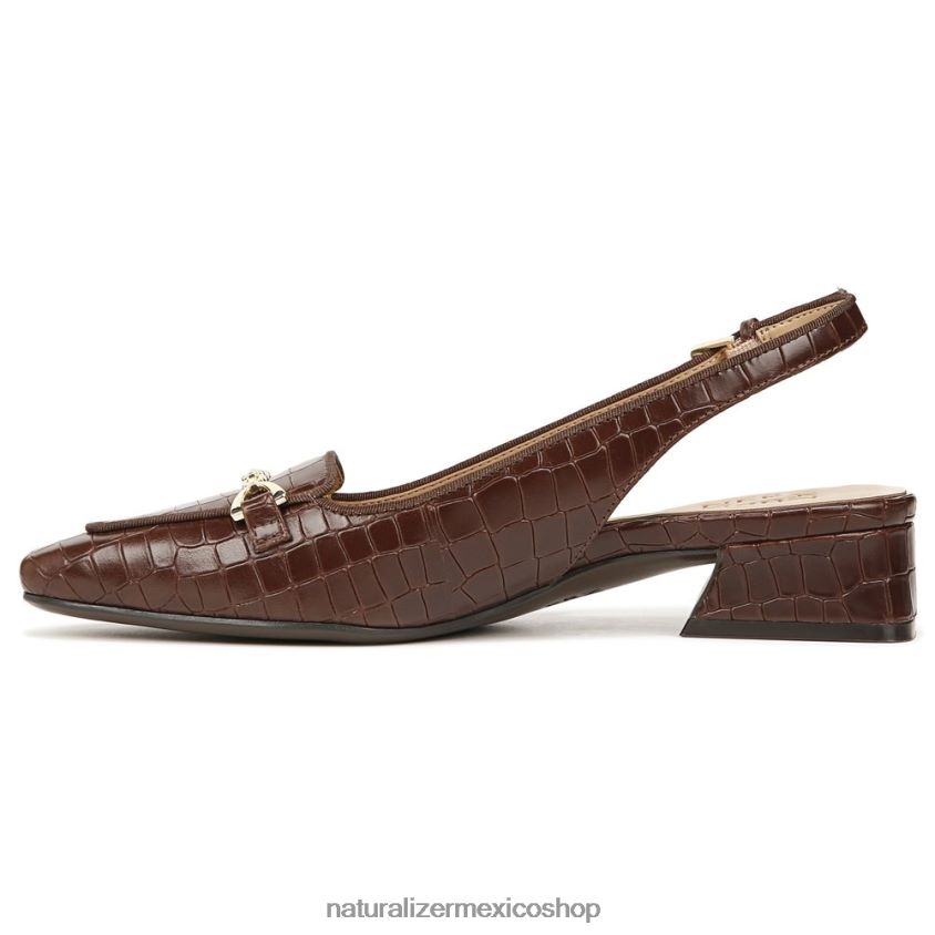 pisos | zapatos planos lindsey con tira trasera 60D4P058 Naturalizer mujer cuero marron bruno
