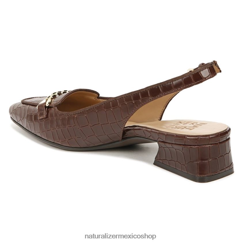 pisos | zapatos planos lindsey con tira trasera 60D4P058 Naturalizer mujer cuero marron bruno