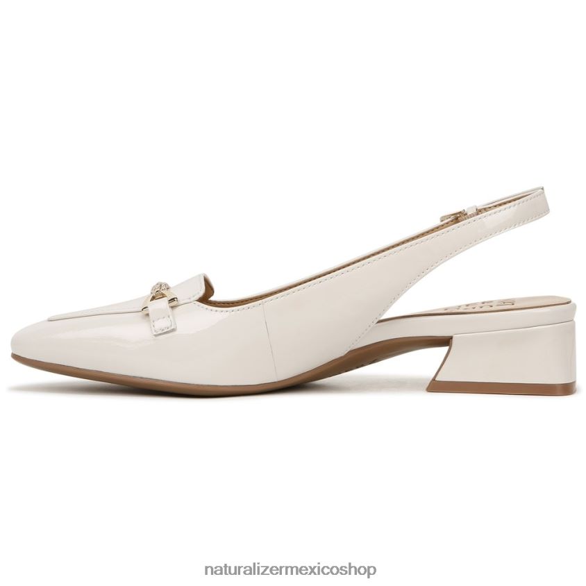 pisos | zapatos planos lindsey con tira trasera 60D4P059 Naturalizer mujer cuero perlado satinado