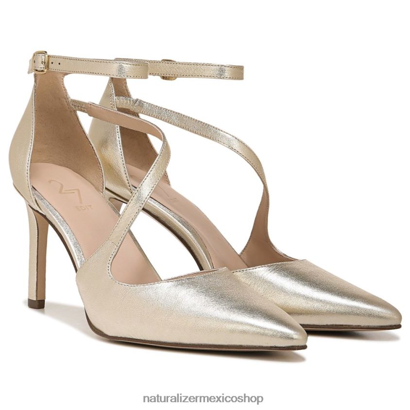 bombas | 27 editar bomba abilyn 60D4P0129 Naturalizer mujer cuero dorado