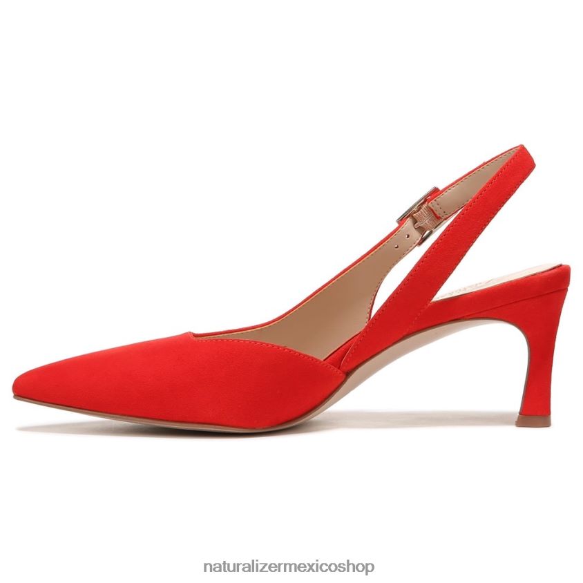 bombas | 27 editar bomba felicia 60D4P0143 Naturalizer mujer cuero rojo amapola retro