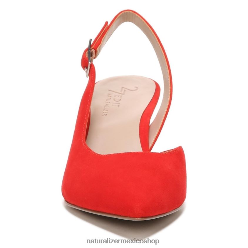 bombas | 27 editar bomba felicia 60D4P0143 Naturalizer mujer cuero rojo amapola retro