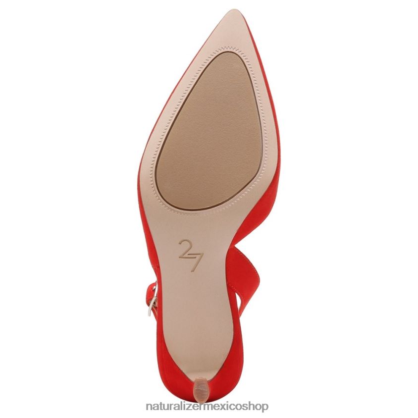 bombas | 27 editar bomba felicia 60D4P0143 Naturalizer mujer cuero rojo amapola retro