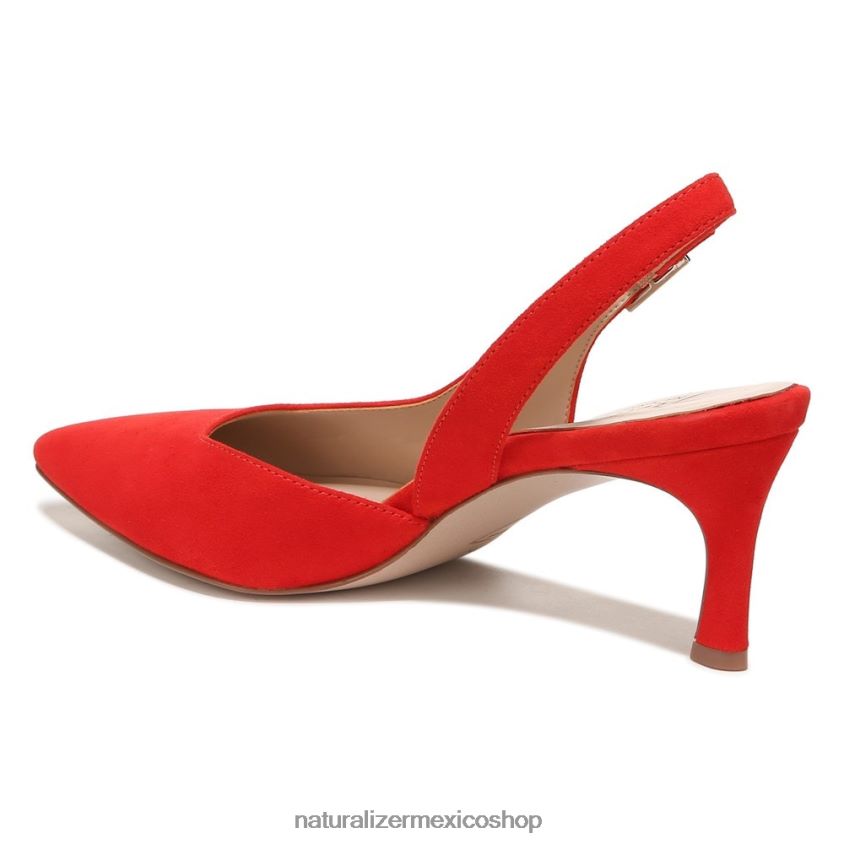 bombas | 27 editar bomba felicia 60D4P0143 Naturalizer mujer cuero rojo amapola retro