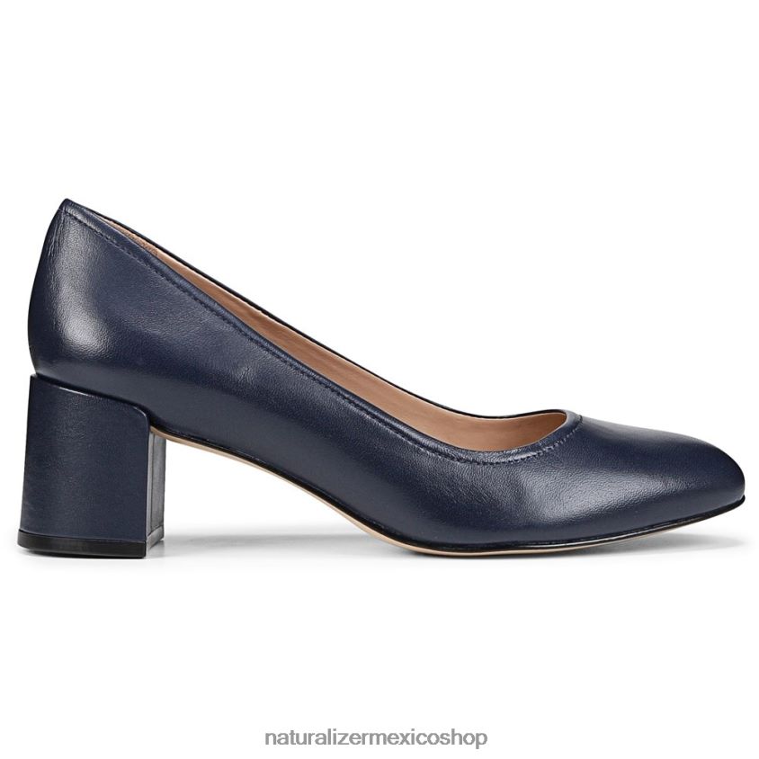 bombas | 27 editar bomba rebecca 60D4P0418 Naturalizer mujer cuero azul marino francés