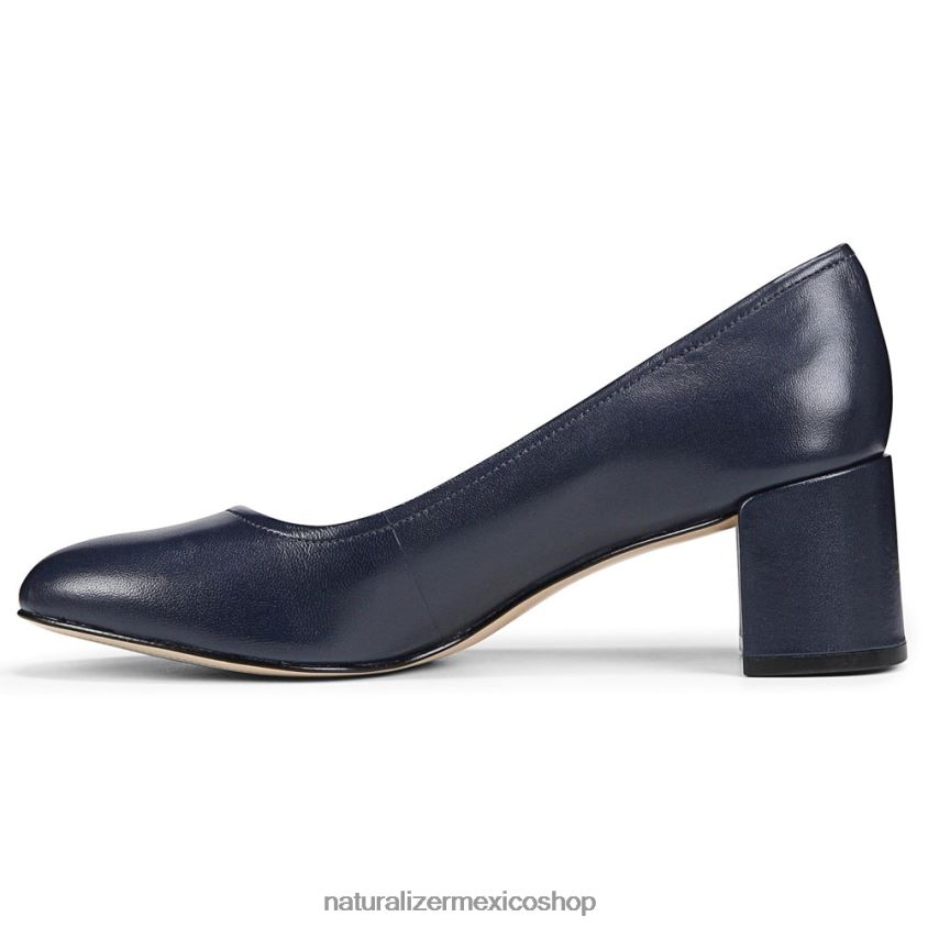 bombas | 27 editar bomba rebecca 60D4P0418 Naturalizer mujer cuero azul marino francés