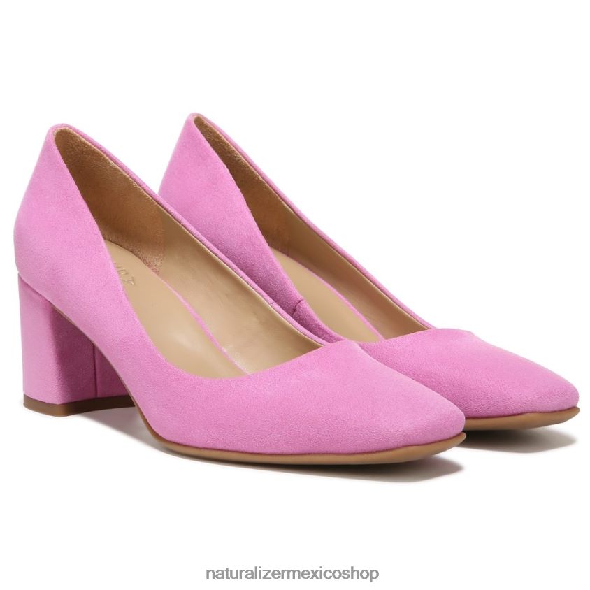 bombas | bomba de advertencia 60D4P0518 Naturalizer mujer tela rosa rosa salvaje