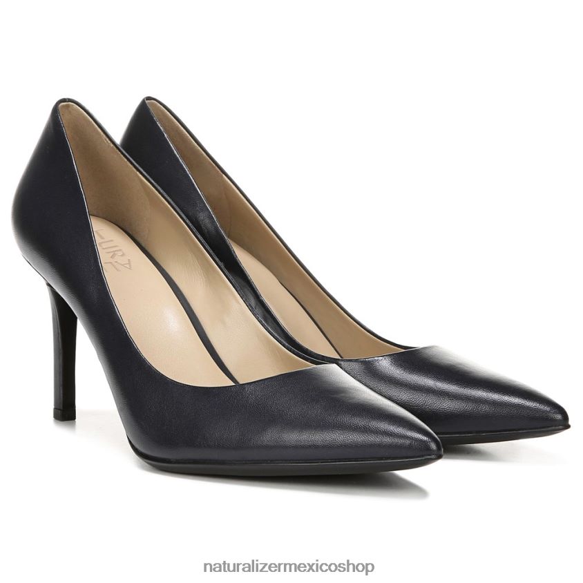 bombas | bomba de anna 60D4P0201 Naturalizer mujer cuero azul marino tinta