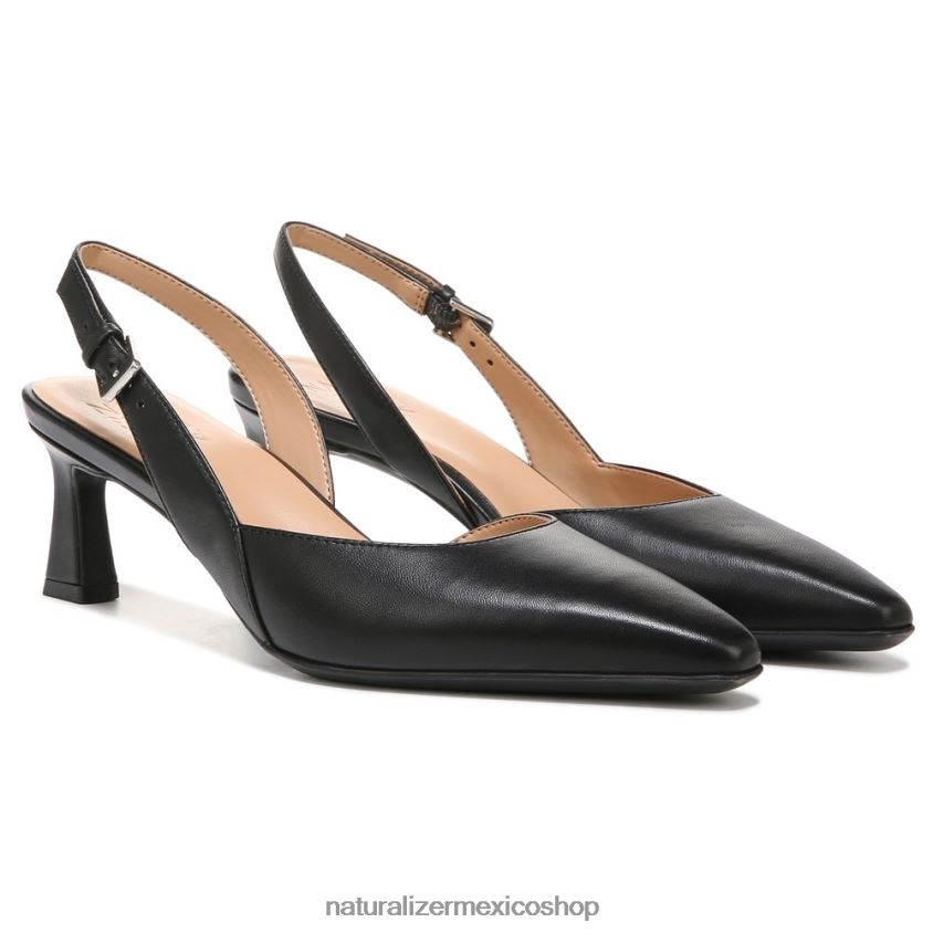 bombas | bomba destalonada Dalary 60D4P0104 Naturalizer mujer cuero negro