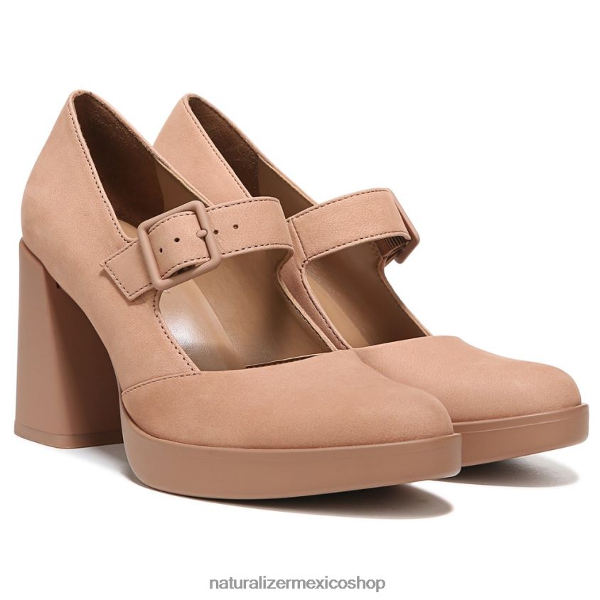 bombas | bomba gen n chispa mary jane 60D4P0262 Naturalizer mujer masa de galletas de cuero