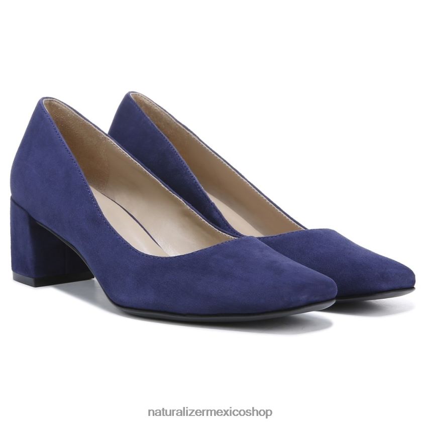 bombas | bomba karina 60D4P0162 Naturalizer mujer ante azul refugio