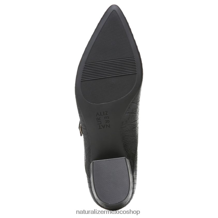 bombas | florencia mary jane 60D4P0587 Naturalizer mujer lagarto negro sintético